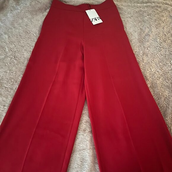 Zara Women's Red Pants - Picture 3 of 5